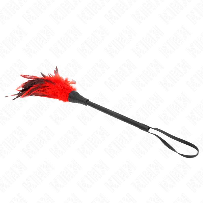 KINK - VERMELHO MAID HORN CÓCEGAS PENAS DE GALINHA 36 CM