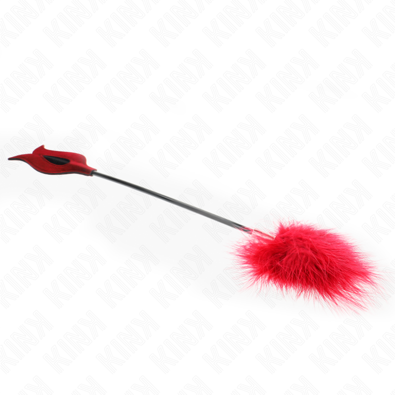 KINK - TICKLE FEATHERS WITH ROSE SHAPED PADDLE 38 CM