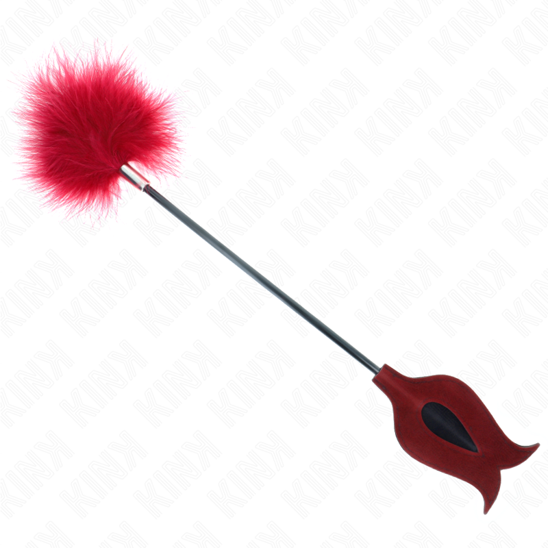 KINK - TICKLE FEATHERS WITH ROSE SHAPED PADDLE 38 CM