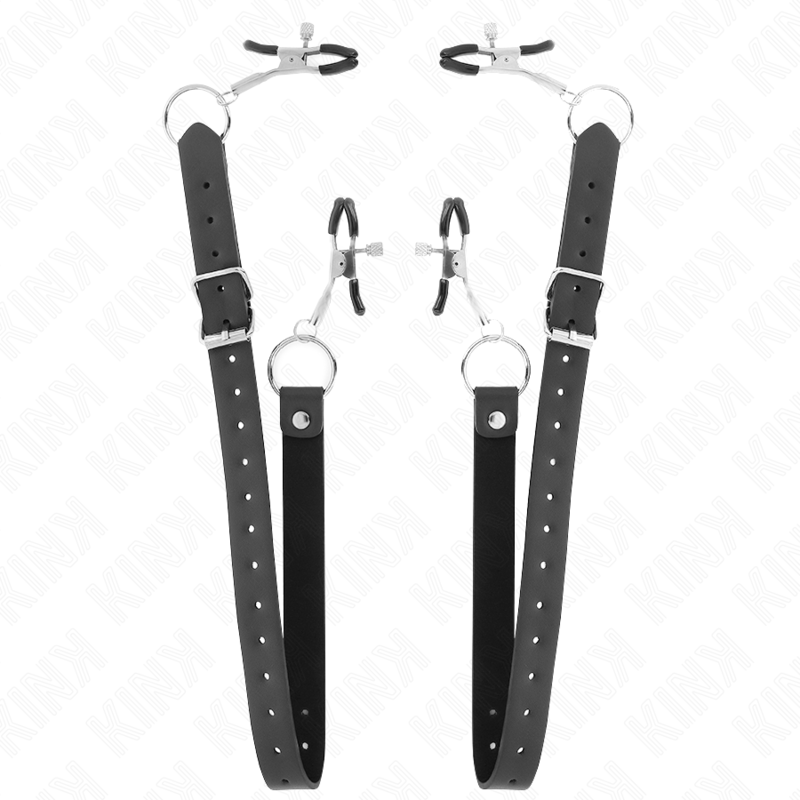 KINK - CLITORIS CLAMPS 4 ADJUSTABLE HOOKS 34-48 CM