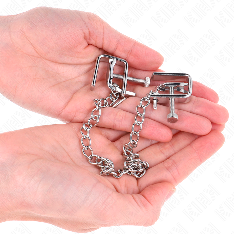 KINK - NIPPLE CLAMPS COMPRESSOR VICE WITH CHAIN ​​30 CM