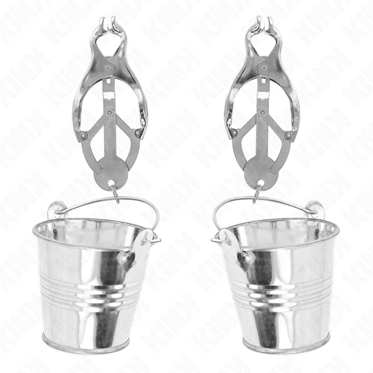 KINK - JAPANESE STYLE NIPPLE CLAMPS WITH SILVER CUBES