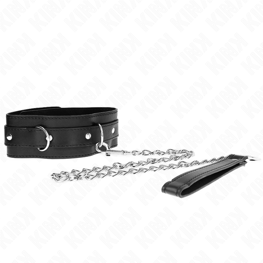 KINK - NECKLACE WITH STRAP 65 CM BLACK 54 X 4.5 CM