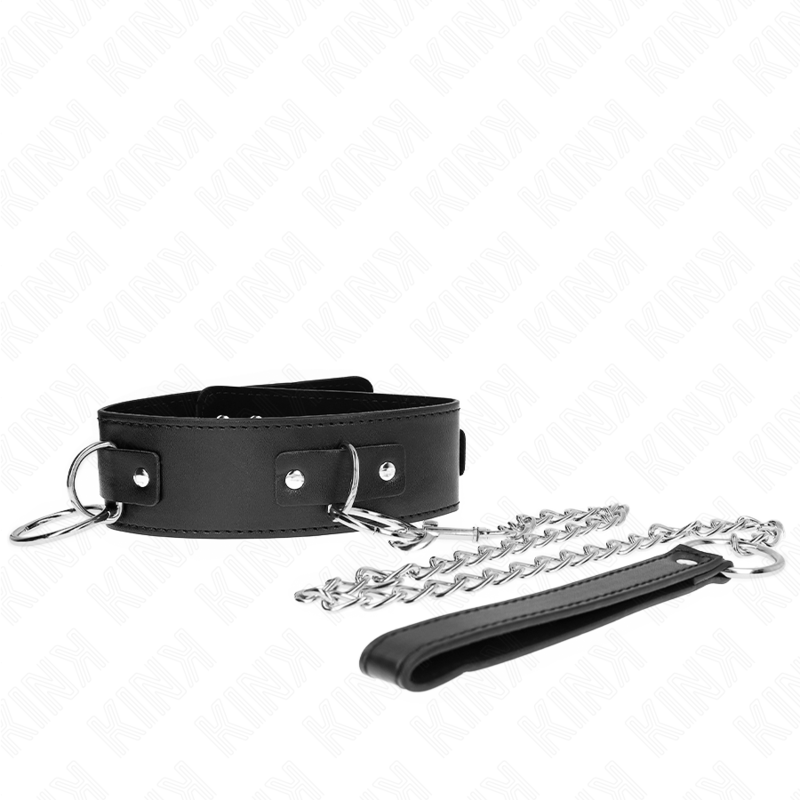 KINK - 65 CM 3 RINGS COLLAR WITH BELT MODEL 2 ADJUSTABLE 36-43 CM X 5 CM