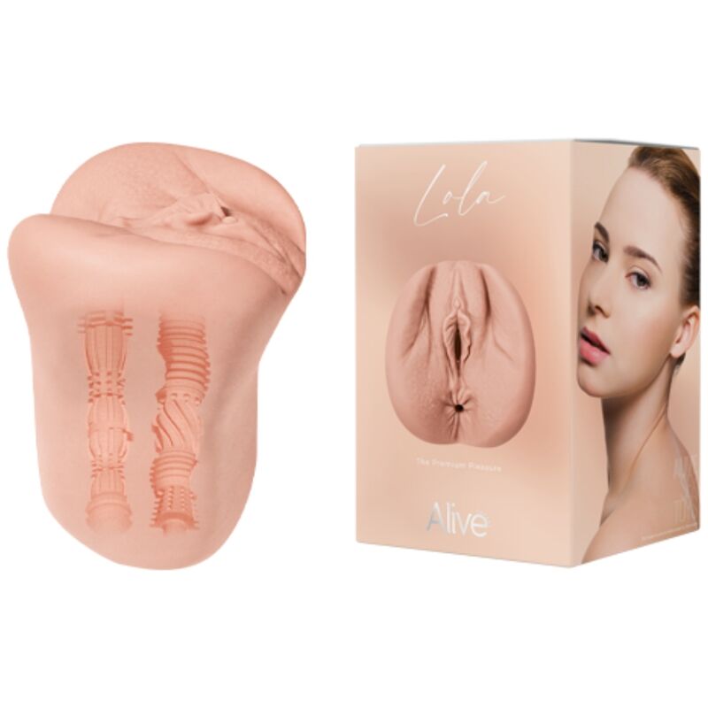 ALIVE - LOLA MASTURBADOR MASCULINO DUPLO VAGINA E ÂNUS SUPER REALISTA NATURAL