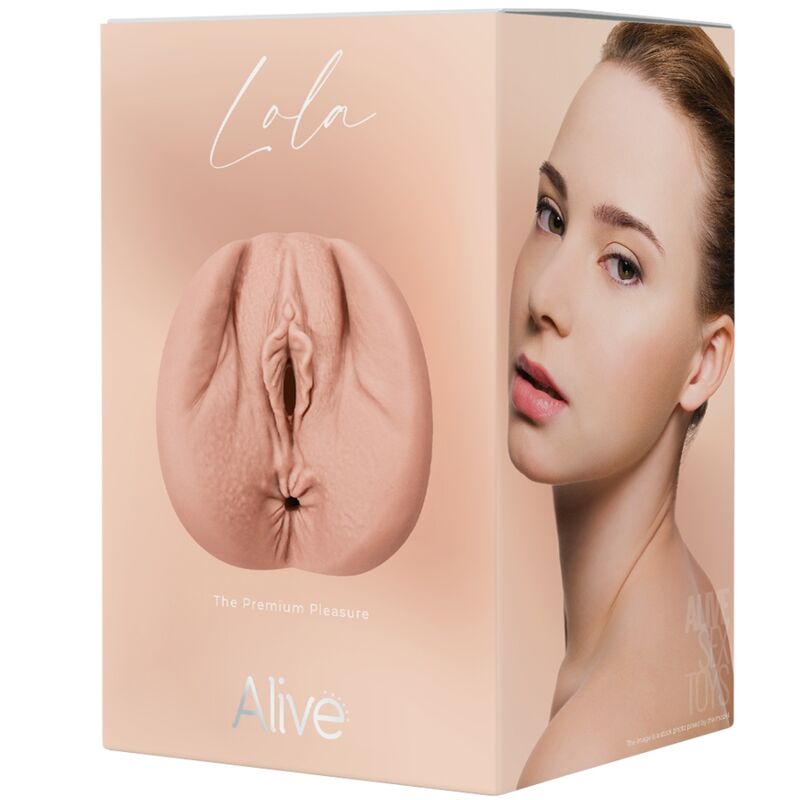 ALIVE - LOLA MASTURBADOR MASCULINO DUPLO VAGINA E ÂNUS SUPER REALISTA NATURAL