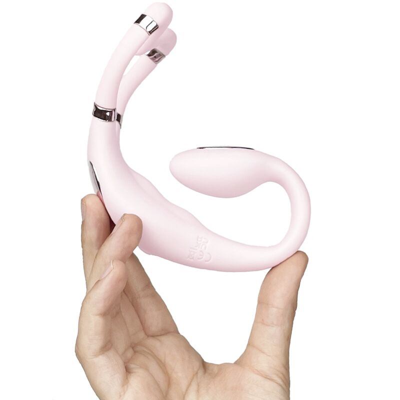 ADRIEN LASTIC - VENUS DOUBLE CLITORIS &amp; G-SPOT STIMULATOR FREE APP PINK