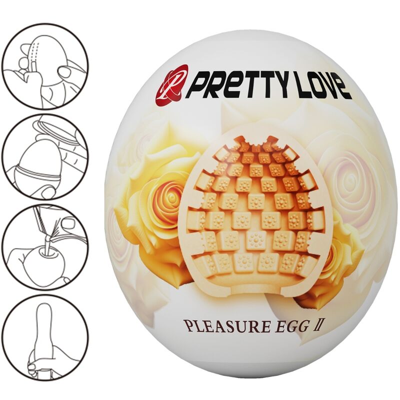 PRETTY LOVE - NATURAL EGG MALE MASTURBATOR