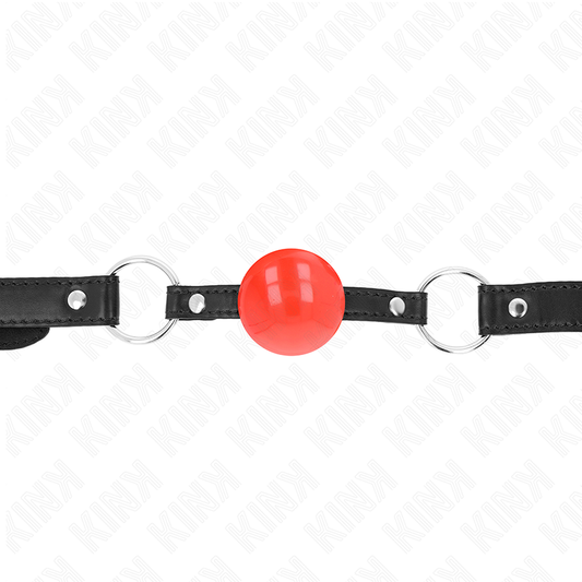 KINK - 4 CM BALL GAG RED TPE 60 x 2 CM