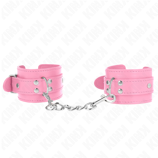 KINK - SIMPLE PINK ADJUSTABLE WRISTBANDS 20-23 CM X 5.5 CM