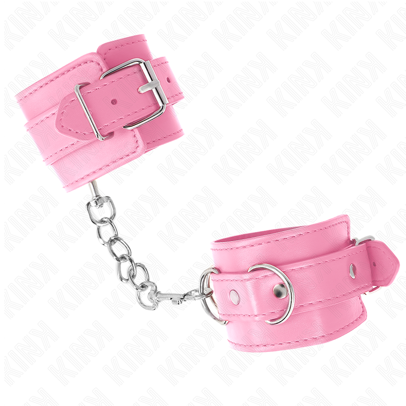 KINK - PULSEIRAS AJUSTÁVEIS SIMPLES ROSA 20-23 CM X 5,5 CM