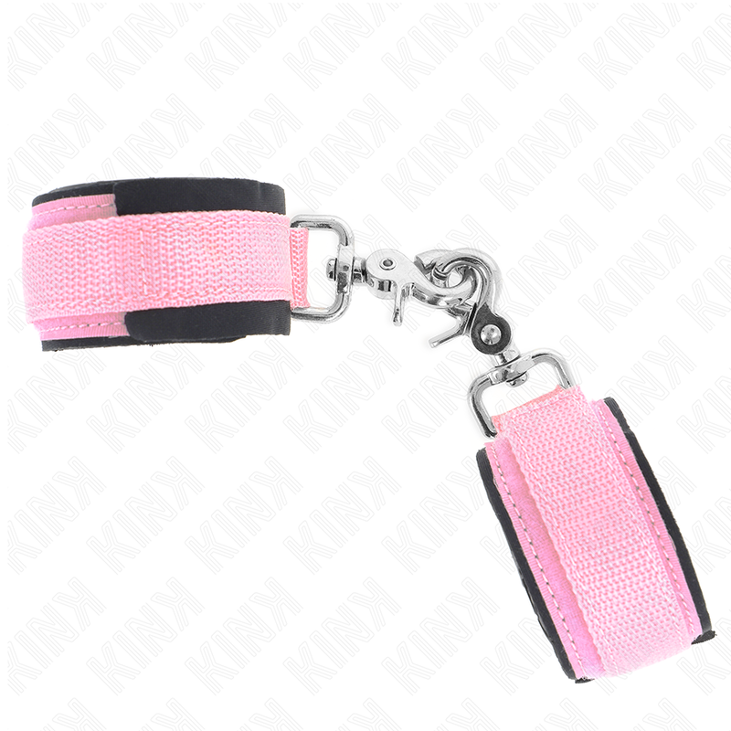 KINK - PINK ADJUSTABLE NEOPRENE WRISTBANDS ADJUSTABLE 22-34 CM