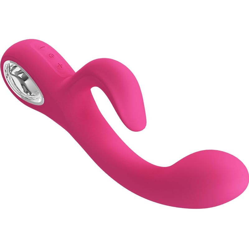 PRETTY LOVE - FRITZ VIBRATOR RABBIT 12 VIBRATIONS PINK