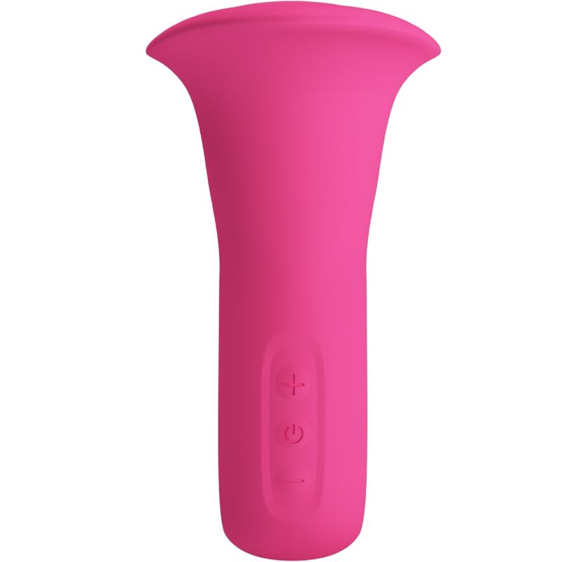 PRETTY LOVE - CLYDE VIBRADOR ORAL VIBRADOR DE LÍNGUA 12 VIBRAÇÕES ROSA