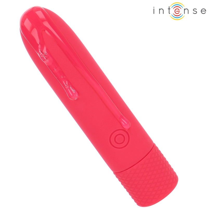 INTENSE - SYMONE USB RECHARGEABLE VIBRATING BULLET 8 VIBRATIONS RED 10 X 2.2 CM