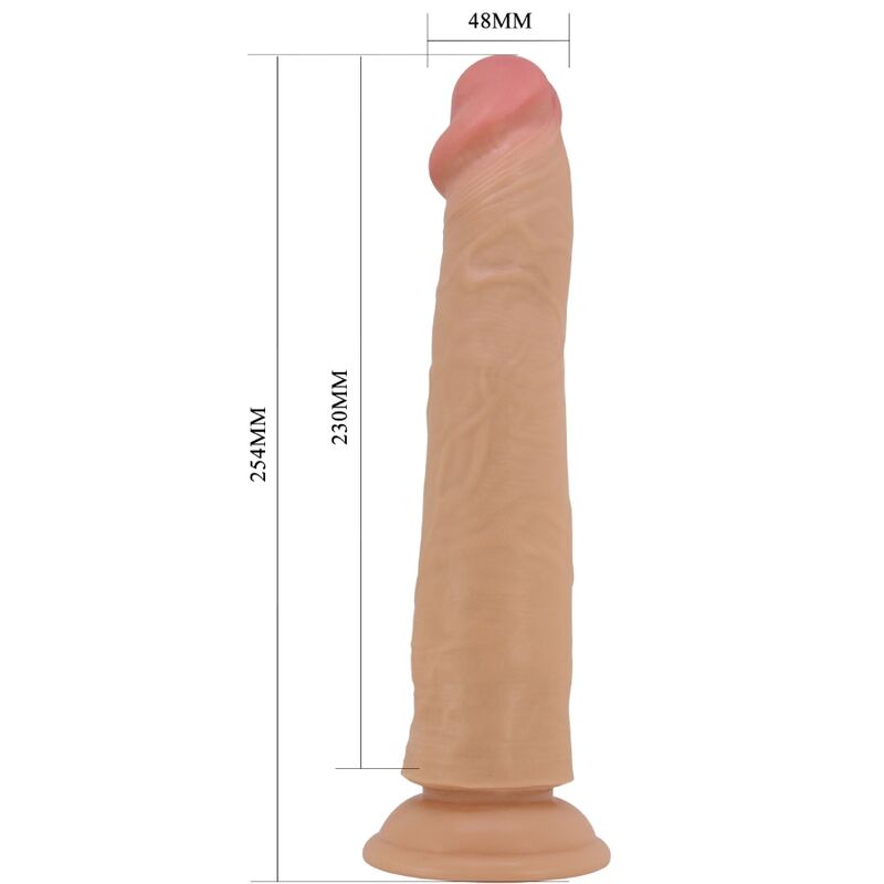 PRETTY LOVE - SHARIFE REALISTIC DILDO 25 CM NATURAL