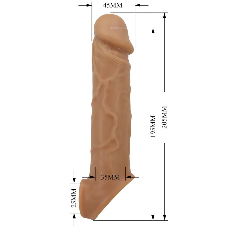 PRETTY LOVE - NATURAL REALISTIC SKIN PENIS SHEATH