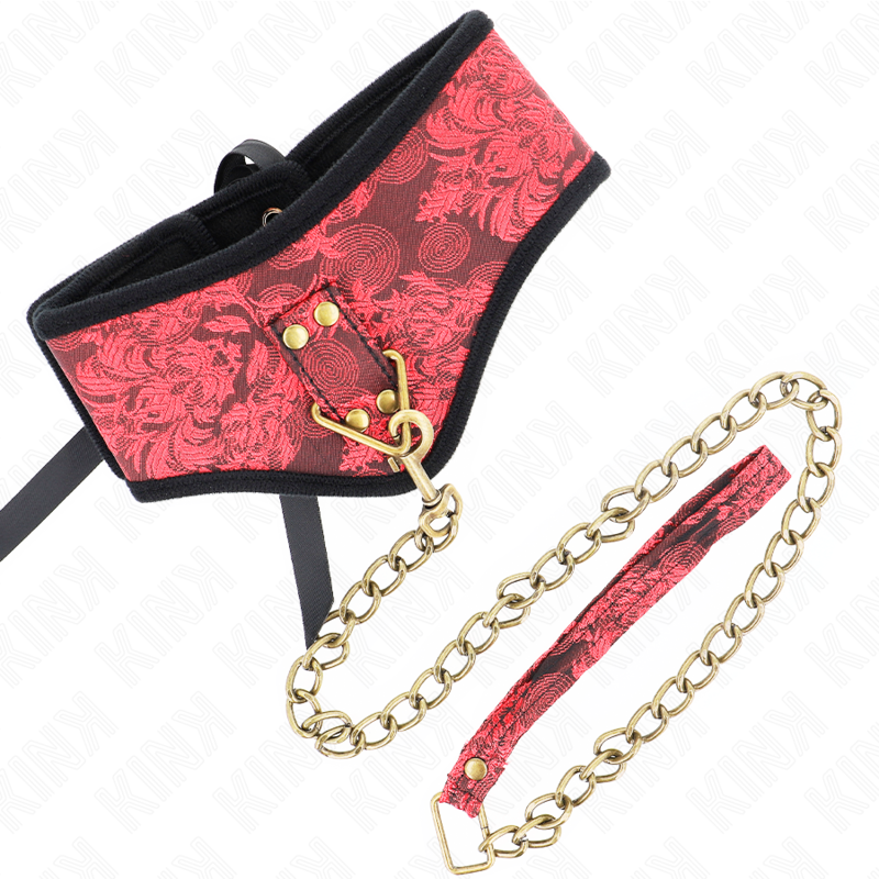 KINK - COLLAR WITH LACE STRAP 75 CM SCANDAL MODEL 44 X 10 CM