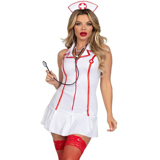 LEG AVENUE - WHITE HEAD NURSE COSTUME M/L