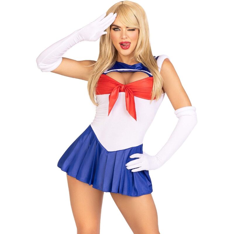 LEG AVENUE - SEXY SAILOR COSTUME MULTICOLOR S