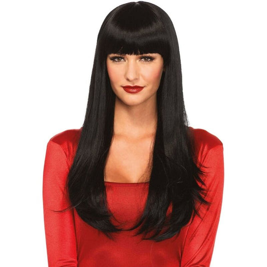 LEG AVENUE - LONG HAIR WIG WITH BLACK BANGS