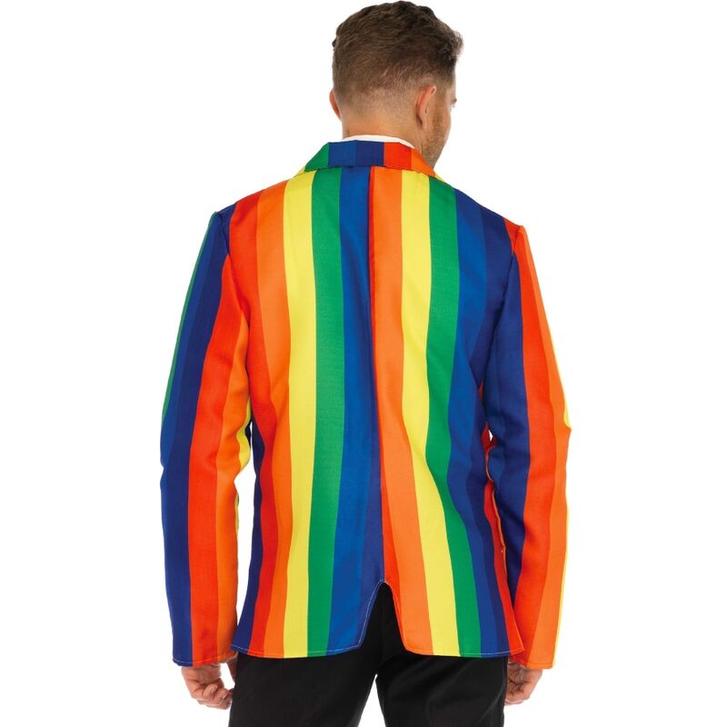 LEG AVENUE - BLAZER SUIT + RAINBOW TIE S