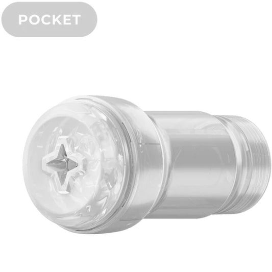 KIIROO - FEEL POCKET STROKER CRYSTAL POR KIIROO TRANSPARENTE