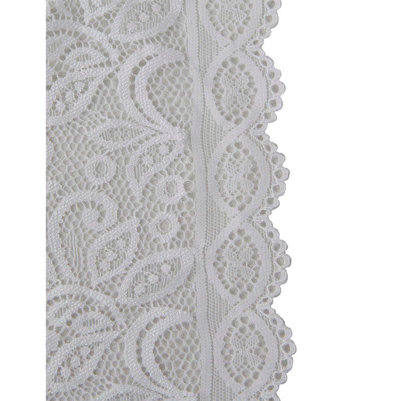 SUBBLIME - 953850 WHITE LACE BODYSUIT S/M