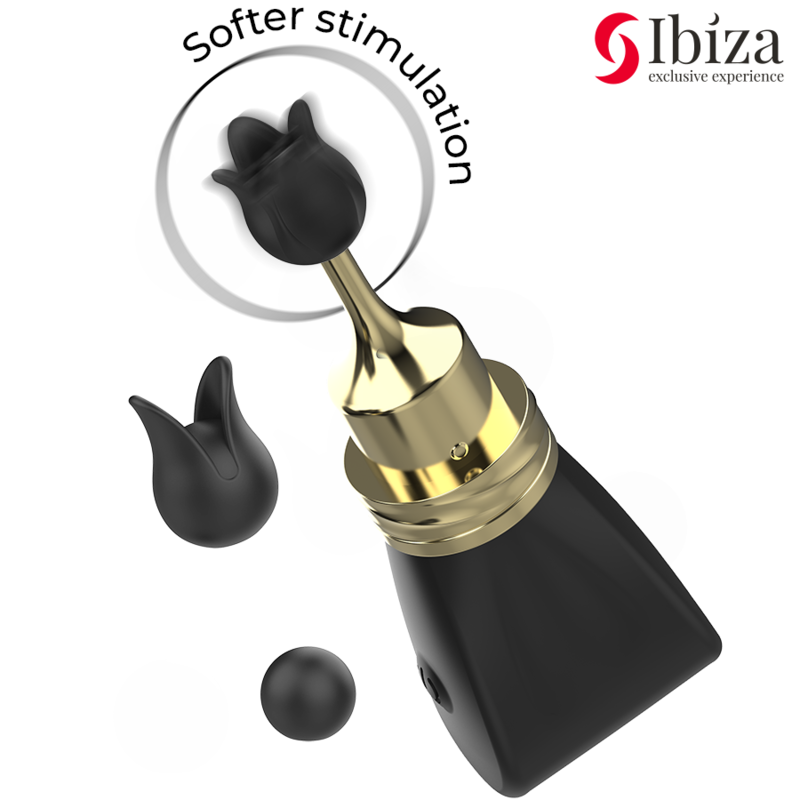 IBIZA - CLITORIS STIMULATOR SET WITH 3 HEADS