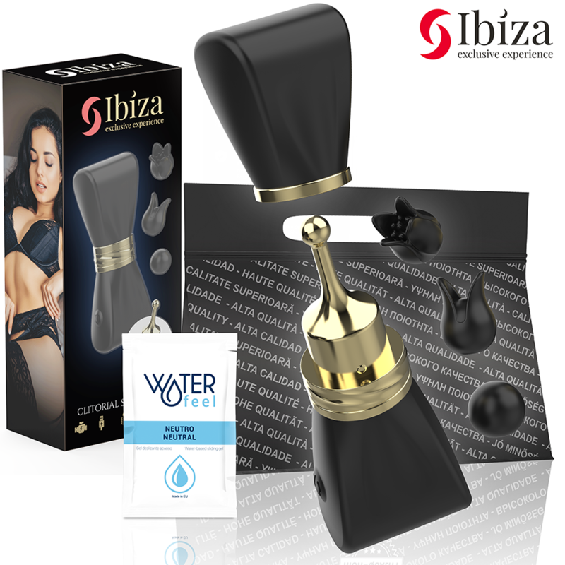 IBIZA - CLITORIS STIMULATOR SET WITH 3 HEADS