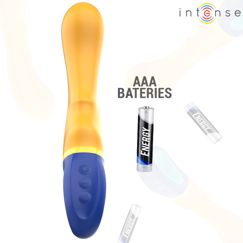 INTENSE - VIBRADOR SHAGGY G-SPOT AMARELO