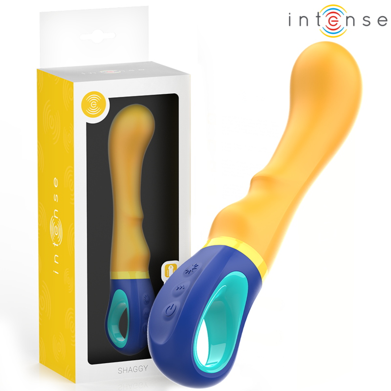 INTENSE - VIBRADOR SHAGGY G-SPOT AMARELO