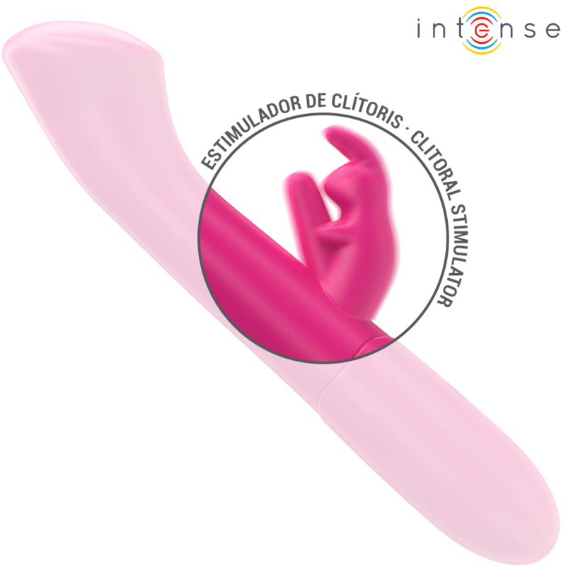 INTENSE - JULIETA VIBRATOR RABBIT 18.6 CM 10 VIBRATIONS PINK