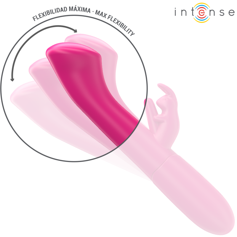 INTENSE - JULIETA VIBRATOR RABBIT 18.6 CM 10 VIBRATIONS PINK