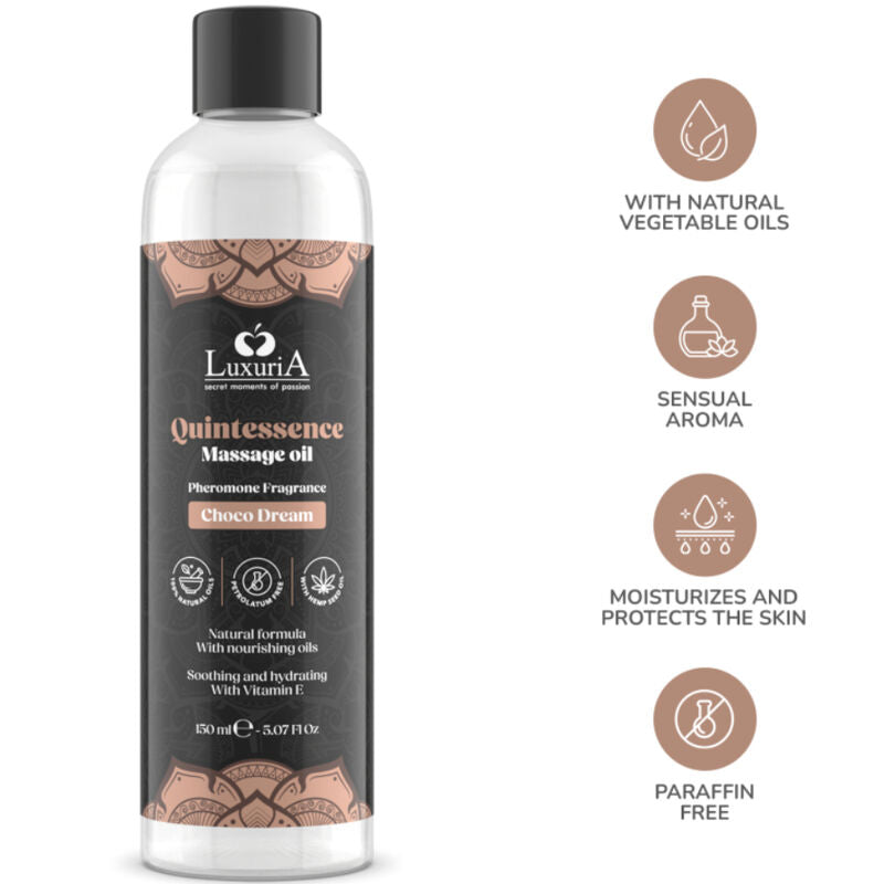 INTIMATELINE LUXURIA - ÓLEO DE MASSAGEM DE CHOCOLATE 150 ML