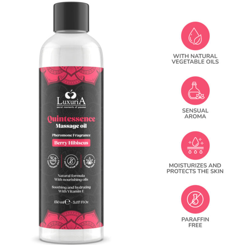 INTIMATELINE LUXURIA - ÓLEO DE MASSAGEM DE FRUTAS VERDES 150 ML