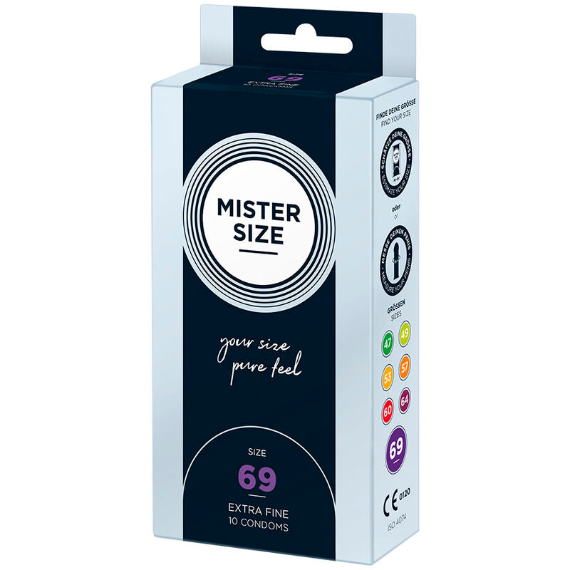 PRESERVATIVOS TAMANHO MISTER SIZE - XXXL 69 MM (10 UNIDADES)