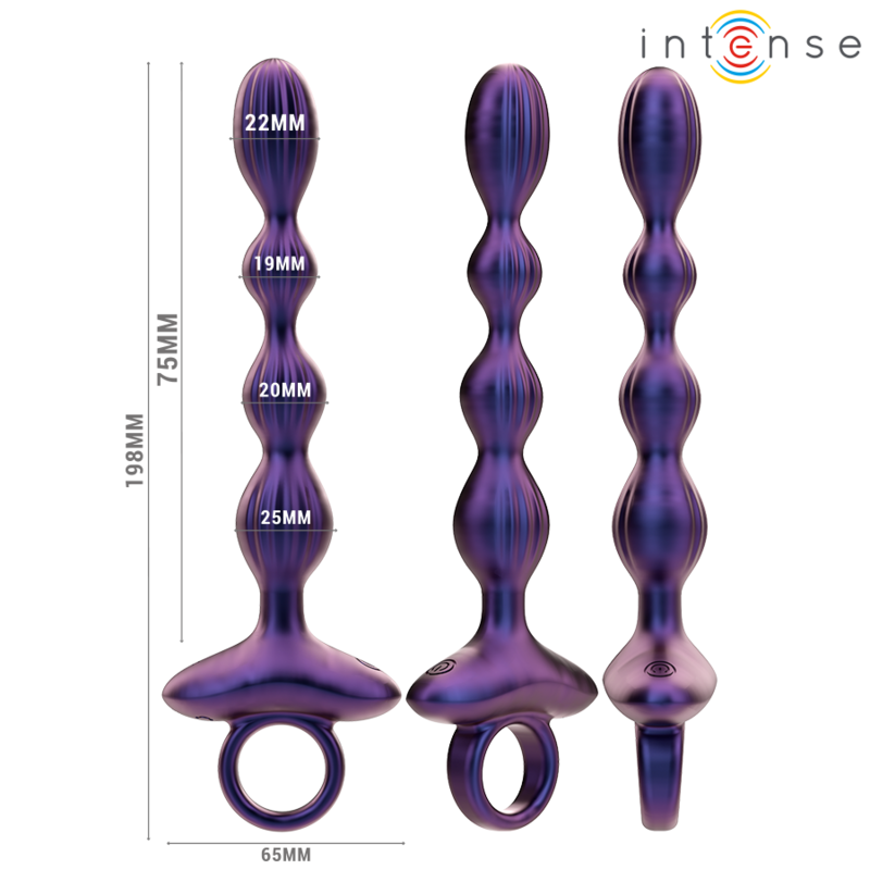 INTENSE - JACKIE PLUG ANAL VIBRATOR MODEL 1 REMOTE CONTROL