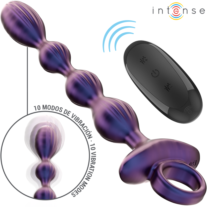 INTENSO - JACKIE ANAL PLUG VIBRADOR MODELO 1 CONTROLE REMOTO