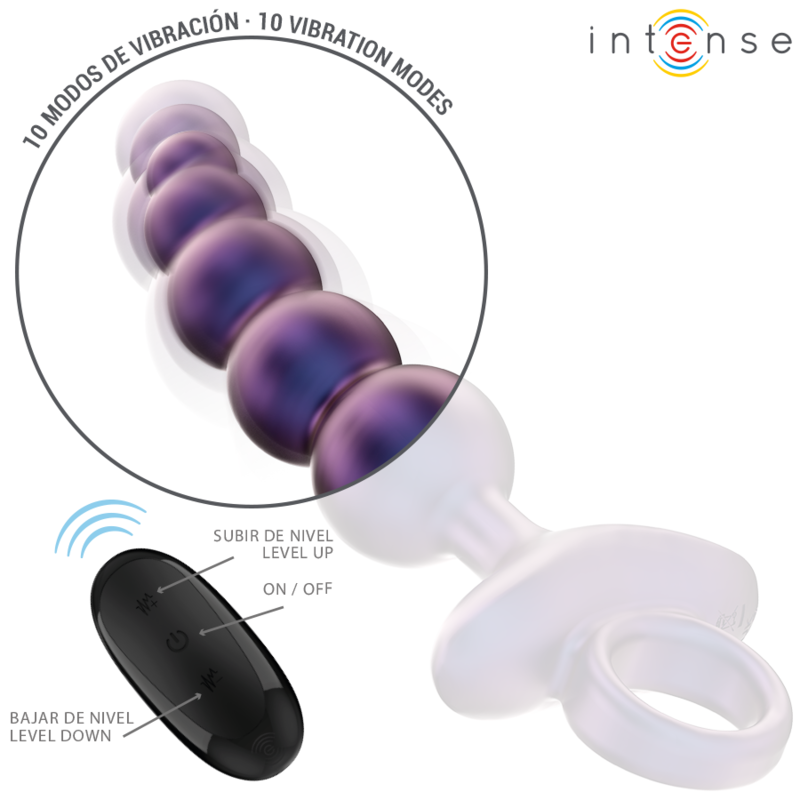 INTENSE - TITO ANAL PLUG VIBRATOR MODEL 3 REMOTE CONTROL