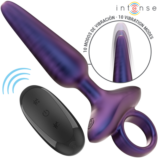 INTENSO - MARLON VIBRADOR ANAL PLUG MODELO 4 CONTROLE REMOTO