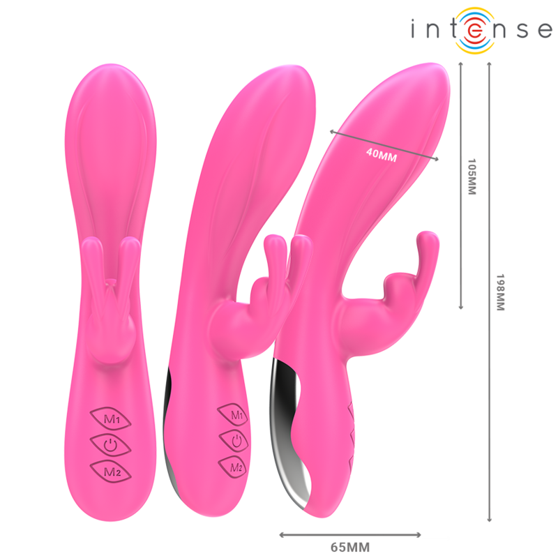 INTENSO - RANDALL VIBRADOR RABBIT 10 VIBRAÇÕES ROSA