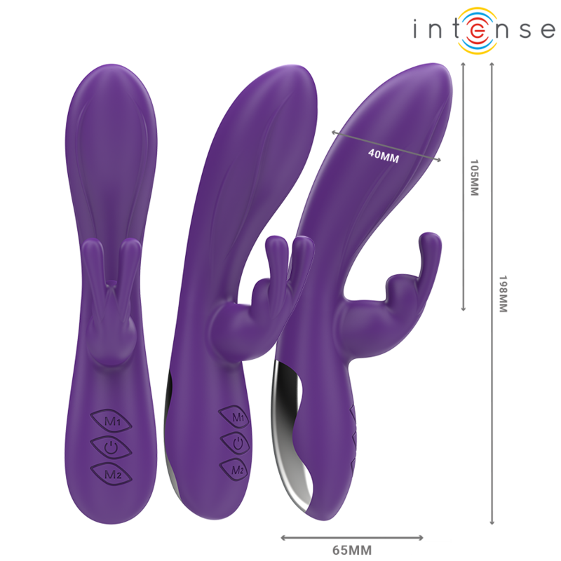 INTENSO - RANDALL VIBRADOR RABBIT 10 VIBRAÇÕES ROXO