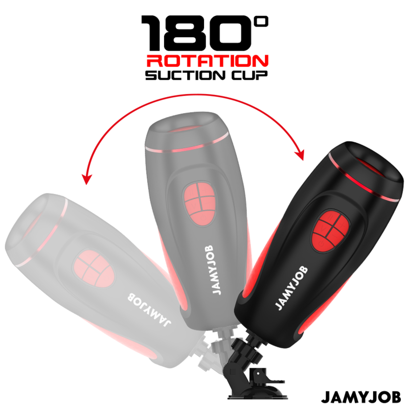 JAMYJOB - PYSTON BASE MASTURBADOR AUTOMÁTICO CON DILDO CONTROL REMOTO