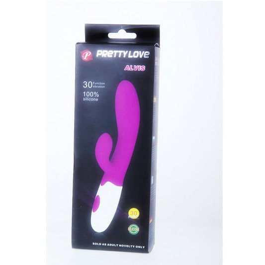 PRETTY LOVE - FLIRTATION VIBRATOR WITH CLITORIS STIMULATOR ALVIS