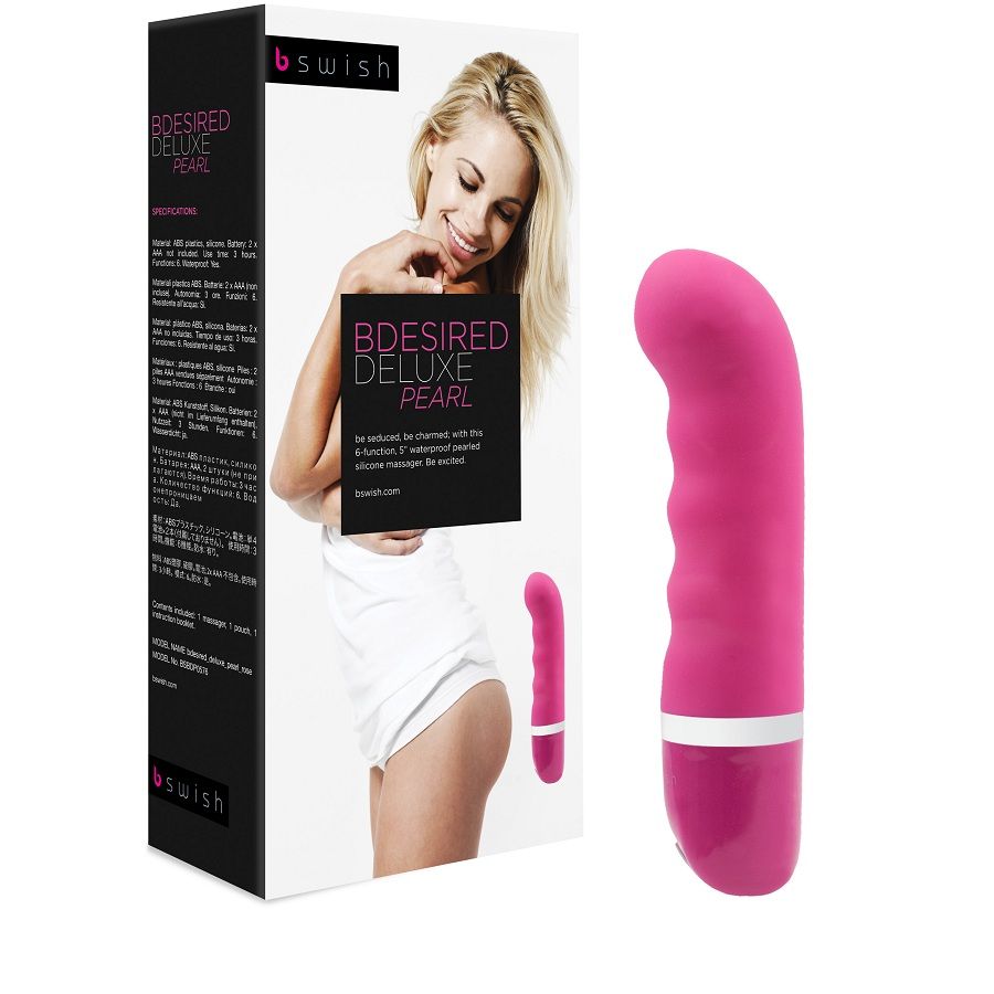 B SWISH - BDESIRED DELUXE PEARL VIBRADOR ROSA 