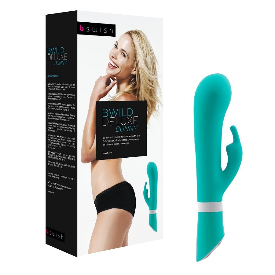 B SWISH - BWILD DELUXE BUNNY RABBIT VIBRADOR JADE 