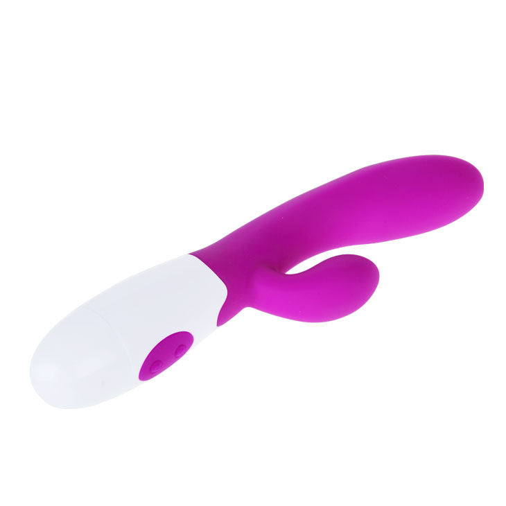 PRETTY LOVE - VIBRADOR DE FLERTE COM ESTIMULADOR DE CLITÓRIS ALVIS