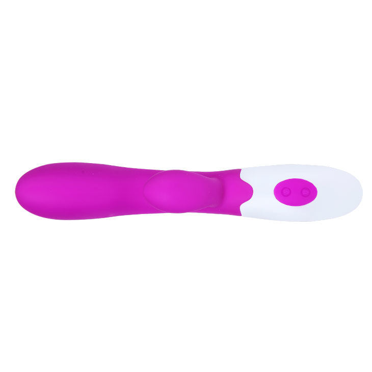 PRETTY LOVE - VIBRADOR DE FLERTE COM ESTIMULADOR DE CLITÓRIS ALVIS