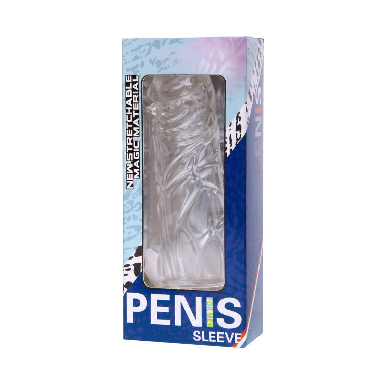 BAILE - LILAC PENIS SLEEVE IN ADAPTABLE SILICONE 13 CM